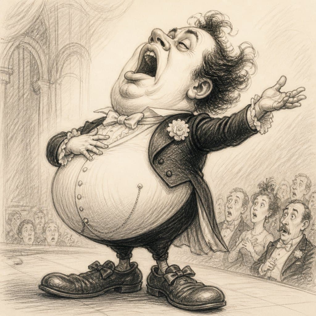 AI-generated Caricature example