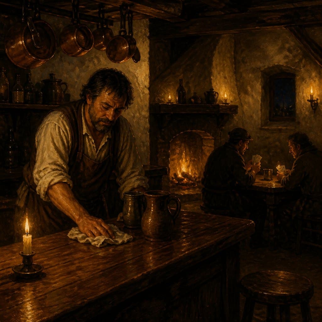 AI-generated Genre Painting example