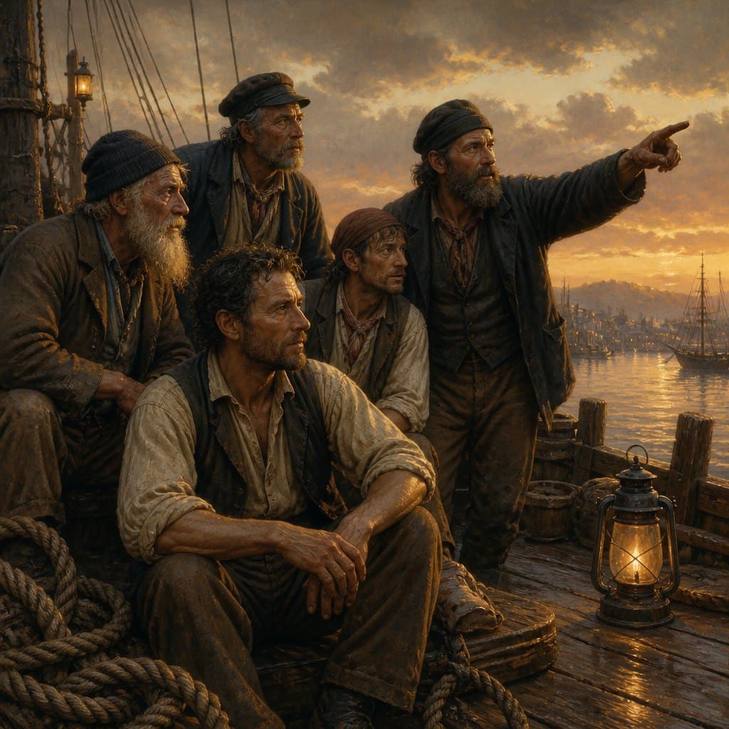 AI-generated Group Portrait example