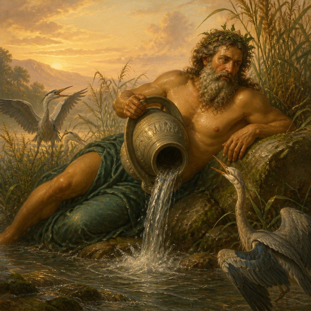 AI-generated Mythological Art example