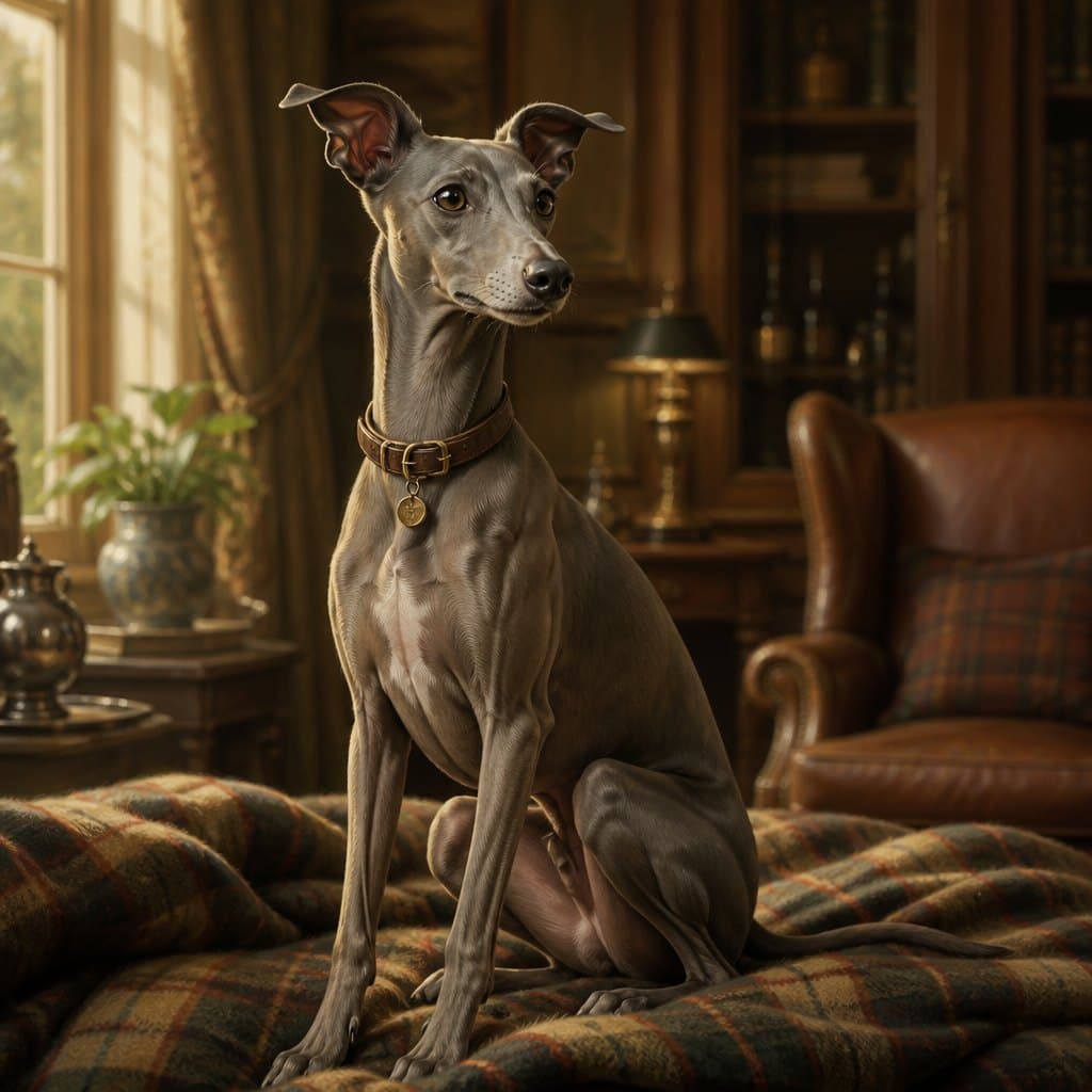 AI-generated Pet Portrait example