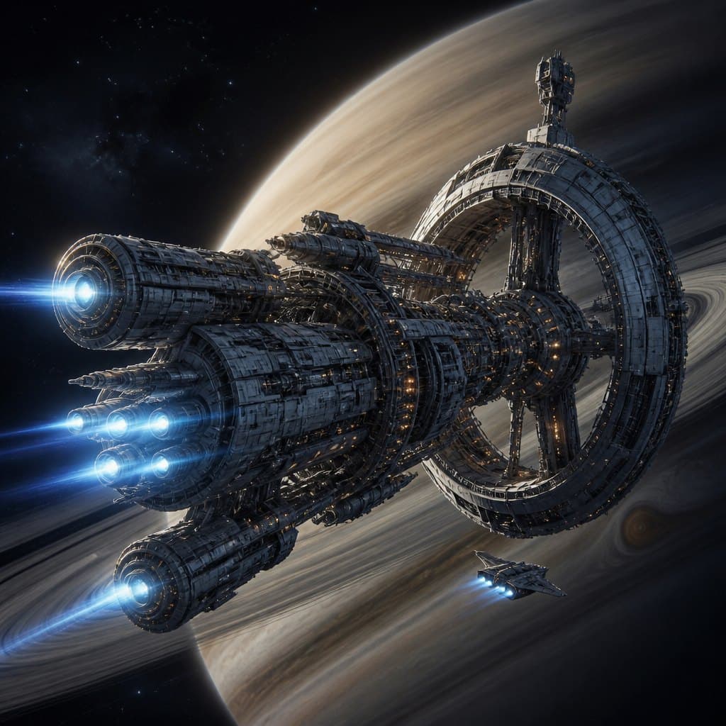 AI-generated Sci-Fi Art example