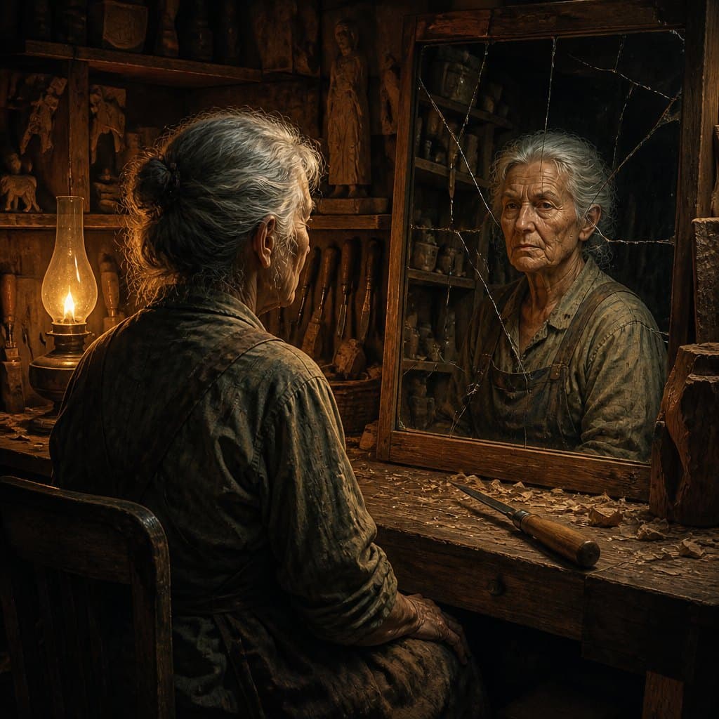 AI-generated Self-Portrait example