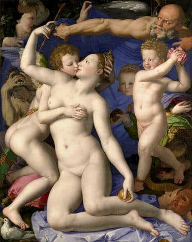 Venus, Cupid, Folly and Time [Allegory of the Triumph of Venus] — Allegory