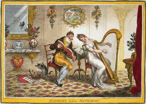 1805-Gillray-Harmony-before-Matrimony — Caricature