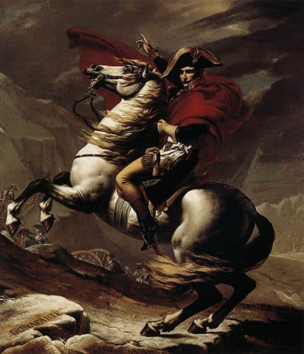 Napoleon Crossing the Alps — Equestrian Portrait