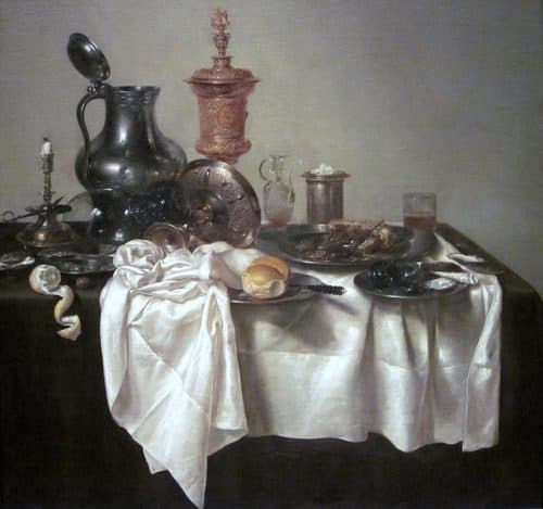 Banquet Piece with Mince Pie title QS:P1476,en:"Banquet Piece with Mince Pie "label QS:Len,"Banquet Piece with Mince Pie "label QS:Lde,"Bankettstilleben mit Minzpastete" — Food in Art