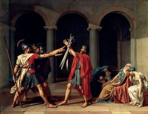 The Oath of the Horatii — History Painting