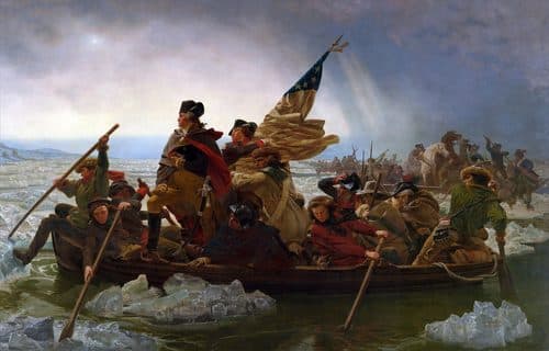 Washington Crossing the Delaware. — History Painting