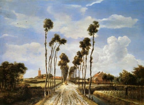 The Alley at Middelharnis — Landscape