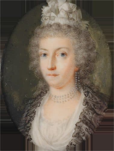 Archduchess Maria-Theresia (1767-1827)label QS:Len,"Archduchess Maria-Theresia (1767-1827)" — Portrait Miniature