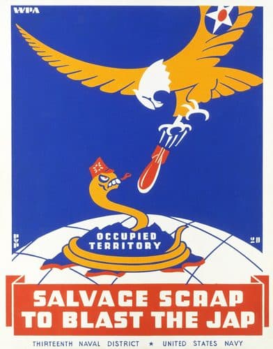 Salvage Scrap propaganda poster crop2 — Propaganda Art