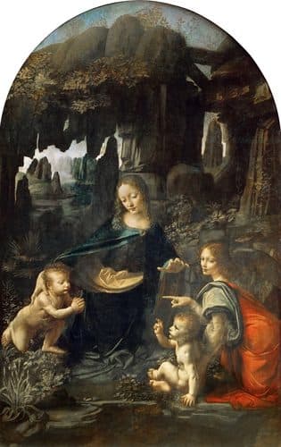 Virgin of the Rocks

label QS:Lit,"Vergine delle Rocce"
label QS:Lfr,"La Vierge aux rochers"
label QS:Leu,"Arroketako Ama Birjina"
label QS:Lel,"Παναγία των Βράχων"
label QS:Lzh,"岩间圣母"
label QS:Lca,"La Verge de les Roques"
label QS:Luk,"Мадонна в скелях"
label QS:Lde,"Felsgrottenmadonna"
label QS:Lpt,"Virgem das Rochas"
label QS:Lth,"พระแม่มารีแห่งภูผา"
label QS:Lfa,"بانوی صخره‌ها"
label QS:Laf,"Madonna van die Rotse"
label QS:Lsv,"Madonnan i grottan"
label QS:Lro,"Fecioara între stânci"
label QS:Lja,"岩窟の聖母"
label QS:Lsk,"Madona v skalách"
label QS:Lru,"Мадонна в скалах"
label QS:Lno,"Madonna i grotten"
label QS:Lpl,"Madonna w grocie"
label QS:Lhe,"המדונה בין הסלעים"
label QS:Lla,"Virgo rupium"
label QS:Lnl,"Maagd op de rotsen"
label QS:Les,"La Virgen de las Rocas"
label QS:Lfi,"Luolamadonna"
label QS:Len,"Virgin of the Rocks"
label QS:Lcs,"Madona ve skalách"
label QS:Lbr,"Gwerc'hez ar C'herreg"
label QS:Lbs,"Bogorodica na stijenama" — Religious Art