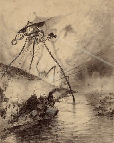 The War of the Worlds by Henrique Alvim Corrêa, original graphic 15 — Sci-Fi Art