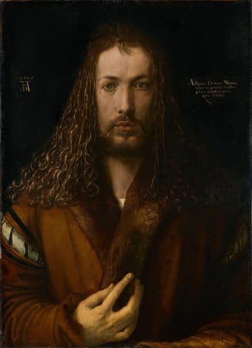 German:  Selbstbildnis im Pelzrock Self-Portrait with Fur-Trimmed Robetitle QS:P1476,de:"Selbstbildnis im Pelzrock "label QS:Lde,"Selbstbildnis im Pelzrock "label QS:Les,"Autorretrato de Durero"label QS:Leu,"Autoerretratua"label QS:Last,"Autorretratu de Dürer"label QS:Lca,"Autoretrat"label QS:Lcy,"Hunanbortread"label QS:Len-gb,"Self-Portrait"label QS:Lhy,"Դյուրերի ինքնադիմանկար"label QS:Lzh,"自画像"label QS:Lda,"Selvportræt"label QS:Lja,"自画像 (デューラー)"label QS:Lfi,"Omakuva"label QS:Lsv,"Självporträtt (Dürer)"label QS:Lvec,"Autoritrato"label QS:Luk,"Автопортрет"label QS:Lla,"Durerus manu propria pictus"label QS:Lzh-hant,"丟勒自畫像 (1500年)"label QS:Lbg,"Автопортрет"label QS:Lko,"28세의 자화상"label QS:Lkk,"Автопортрет"label QS:Leo,"Memportreto"label QS:Lbs,"Autoportret"label QS:Lit,"Autoritratto con pelliccia"label QS:Lgl,"Autorretrato"label QS:Lfr,"Autoportrait"label QS:Lsk,"Autoportrét"label QS:Lhr,"Dürerov autoportret"label QS:Lnds,"Sülvstporträt"label QS:Lbe-tarask,"Аўтапартрэт у кажуху"label QS:Lmk,"Автопортрет"label QS:Lsh,"Dürerov autoportret"label QS:Lfa,"چهرهٔ خود"label QS:Lpt,"Autorretrato"label QS:Lnn,"Sjølvportrett"label QS:Llv,"Pašportrets"label QS:Lsr,"Аутопортрет"label QS:Llt,"Autoportretas"label QS:Lsl,"Avtoportret"label QS:Lbe,"Аўтапартрэт Дзюрэра"label QS:Larz,"تصوير شخصى (لوحه)"label QS:Let,"Autoportree"label QS:Lth,"ภาพเหมือนตนเอง"label QS:Lpl,"Autoportret w futrze"label QS:Lnb,"Selvportrett"label QS:Lnl,"Zelfportret"label QS:Lhe,"דיוקן עצמי"label QS:Lga,"féinphortráid"label QS:Lru,"Автопортрет в одежде, отделанной мехом"label QS:Lbr,"Emboltred"label QS:Len,"Self-Portrait with Fur-Trimmed Robe"label QS:Lar,"بورتريه ذاتي"label QS:Lel,"Αυτοπροσωπογραφία"label QS:Lcs,"Autoportrét v kožichu" — Self-Portrait