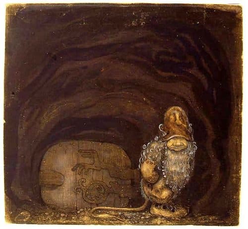 Troll near a door — Fantasy Art