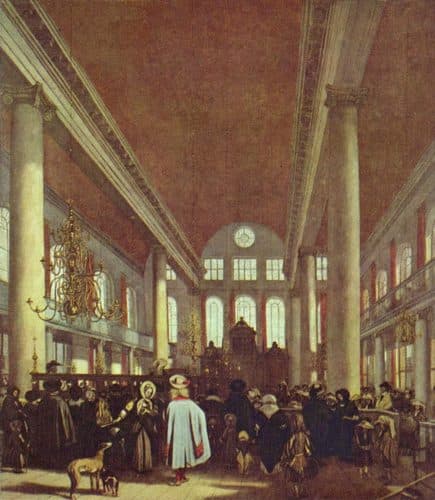 Inneres der Portugiesischen Synagoge in Amsterdam — Interior Scenes