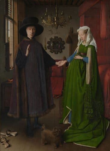 The Arnolfini Portrait title QS:P1476,en:"The Arnolfini Portrait "label QS:Len,"The Arnolfini Portrait "label QS:Les,"Retrato de Arnolfini y su esposa"label QS:Lhu,"Arnolfini házaspár"label QS:Leu,"Arnolfini senar-emazteen erretratua"label QS:Lru,"Портрет четы Арнольфини"label QS:Lde-ch,"Arnolfini-Hochzeit"label QS:Lde,"Arnolfini-Porträt"label QS:Len-gb,"Arnolfini Portrait"label QS:Lfa,"پرتره آرنولفینی"label QS:Lzh,"阿尔诺非尼夫妇"label QS:Lda,"Arnolfinis bryllup"label QS:Lka,"არნოლფინების ოჯახის პორტრეტი"label QS:Lja,"アルノルフィーニ夫妻像"label QS:Larz,"بورتريه ارنولفينى"label QS:Lhe,"נישואי הזוג ארנולפיני"label QS:Lla,"Coniuges Arnolfini"label QS:Lfi,"Giovanni Arnolfini ja hänen vaimonsa"label QS:Leo,"La geedzoj Arnolfini"label QS:Lit,"Ritratto dei coniugi Arnolfini"label QS:Lfr,"Les Époux Arnolfini"label QS:Lhr,"Portret Arnolfinijevih"label QS:Lmk,"Портрет на Арнолфиниеви"label QS:Lsv,"Makarna Arnolfinis trolovning"label QS:Lhy,"Ադոլֆինի ամուսնական զույգի դիմանկար"label QS:Lvi,"Chân dung Arnolfini"label QS:Lpt,"O Casal Arnolfini"label QS:Lko,"아르놀피니 부부의 초상"label QS:Laz,"Arnolfini cütlüyünün portreti"label QS:Len-ca,"Arnolfini Portrait"label QS:Lsl,"Portret Arnolfinijev"label QS:Lth,"ภาพเหมือนอาร์นอลฟีนี"label QS:Lpt-br,"O Casal Arnolfini"label QS:Lsh,"Portret Arnolfinijevih"label QS:Lid,"Potret Arnolfini"label QS:Lpl,"Portret małżonków Arnolfinich"label QS:Lnb,"Arnolfinis bryllup"label QS:Lnl,"Portret van Giovanni Arnolfini en zijn vrouw"label QS:Luk,"Портрет подружжя Арнольфіні"label QS:Lsk,"Manželia Arnolfiniovci"label QS:Lca,"El matrimoni Arnolfini"label QS:Ltr,"Arnolfini'nin Evlenmesi"label QS:Lgl,"O matrimonio Arnolfini"label QS:Lar,"بورتريه أرنولفيني"label QS:Lel,"Ο γάμος των Αρνολφίνι"label QS:Lcs,"Svatba manželů Arnolfiniových" — Portraiture